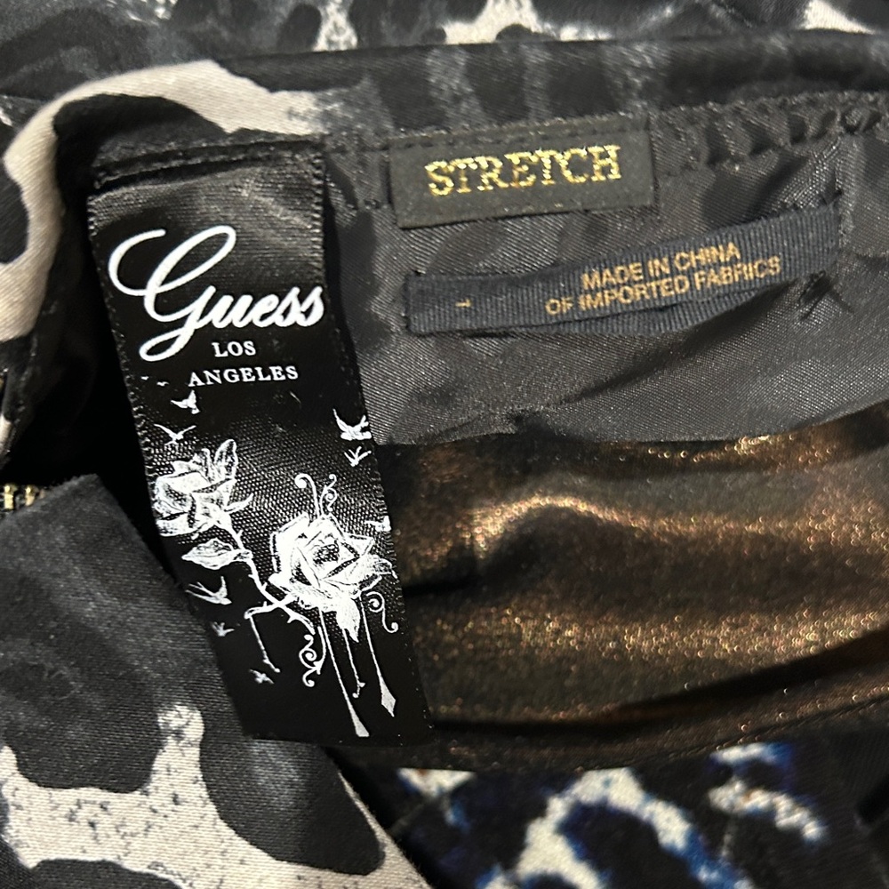 Guess Monochrome Patterned Dress
